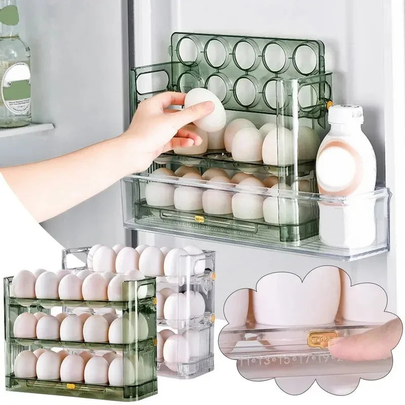 Corvenza Egg — Bandeja Organizadora de Ovos para Geladeira