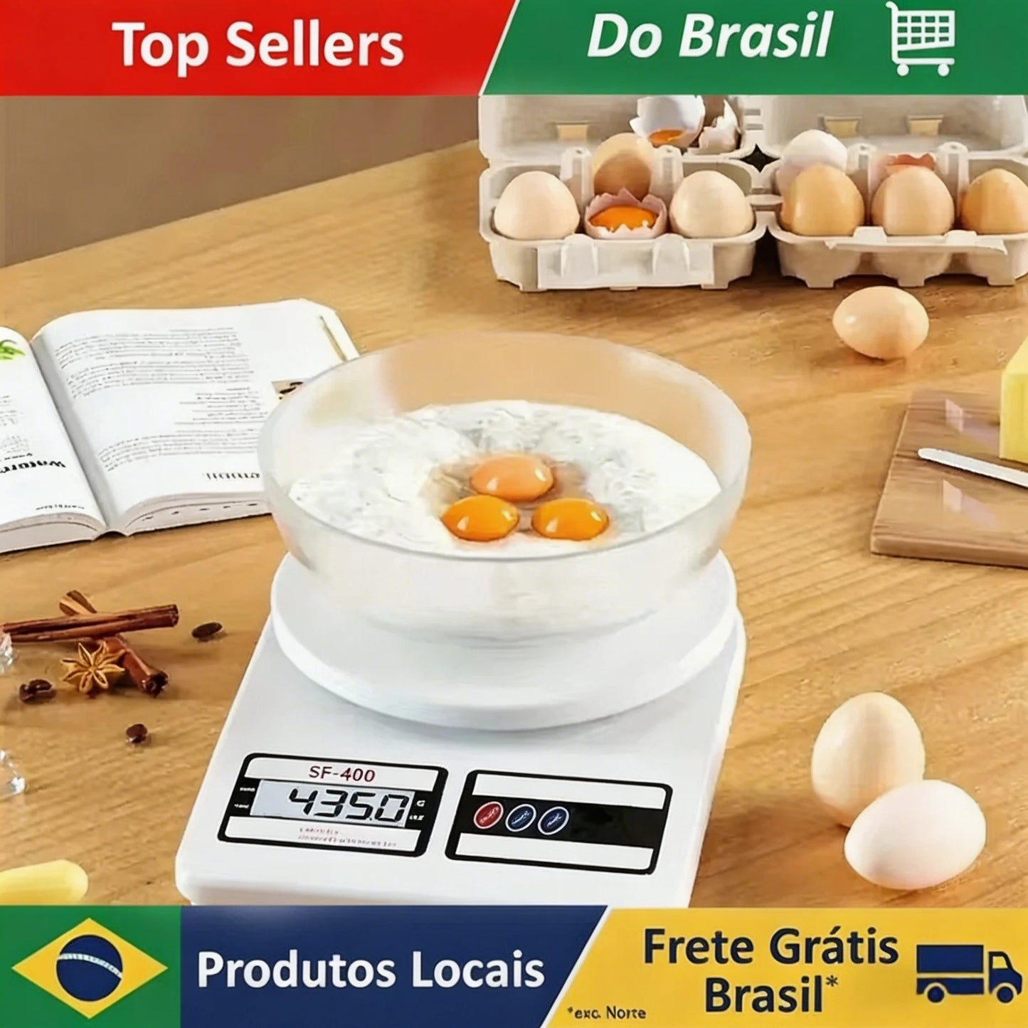 Balança Corvenza Pro — Precisão de Chef
