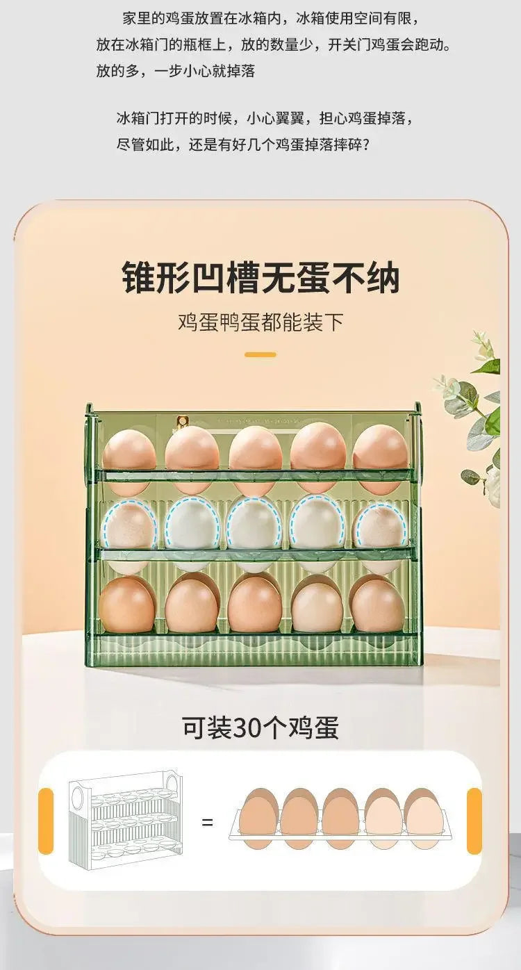 Corvenza Egg — Bandeja Organizadora de Ovos para Geladeira
