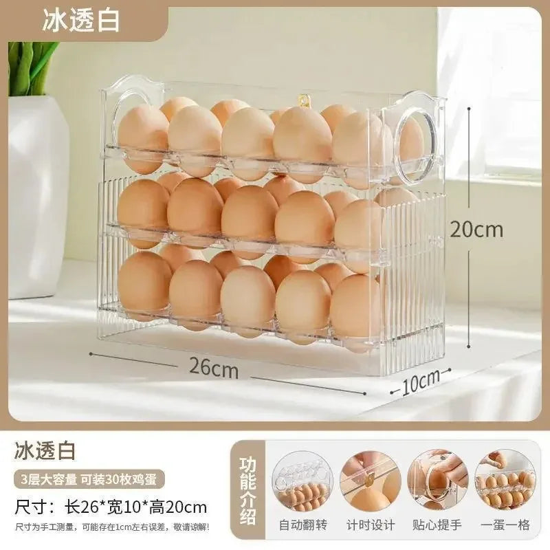 Corvenza Egg — Bandeja Organizadora de Ovos para Geladeira