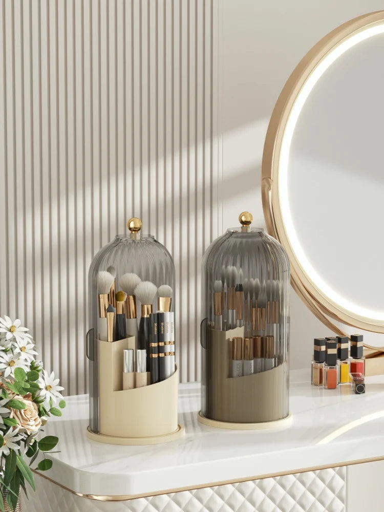 Corvenza Brush — Organizador Giratório para Pincéis de Maquiagem