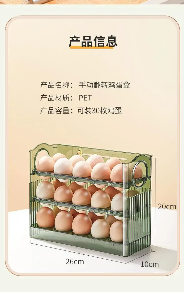 Corvenza Egg — Bandeja Organizadora de Ovos para Geladeira