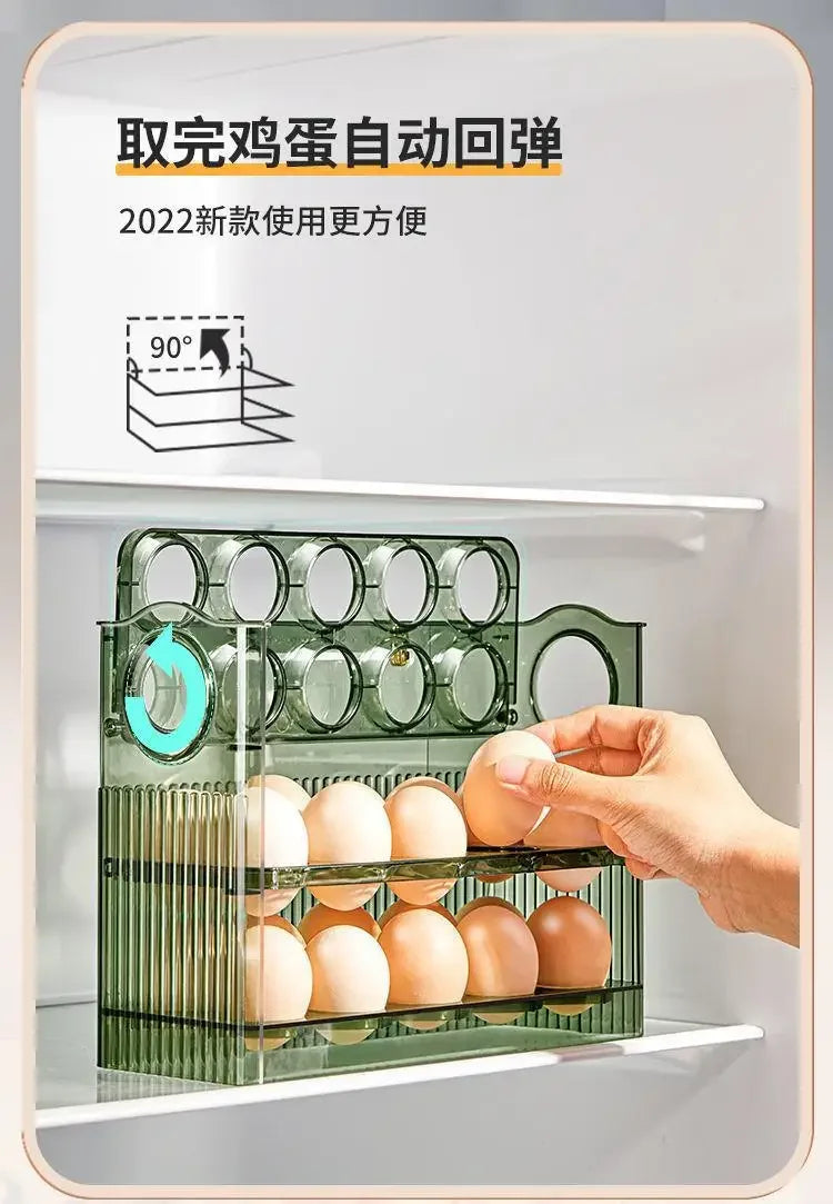 Corvenza Egg — Bandeja Organizadora de Ovos para Geladeira